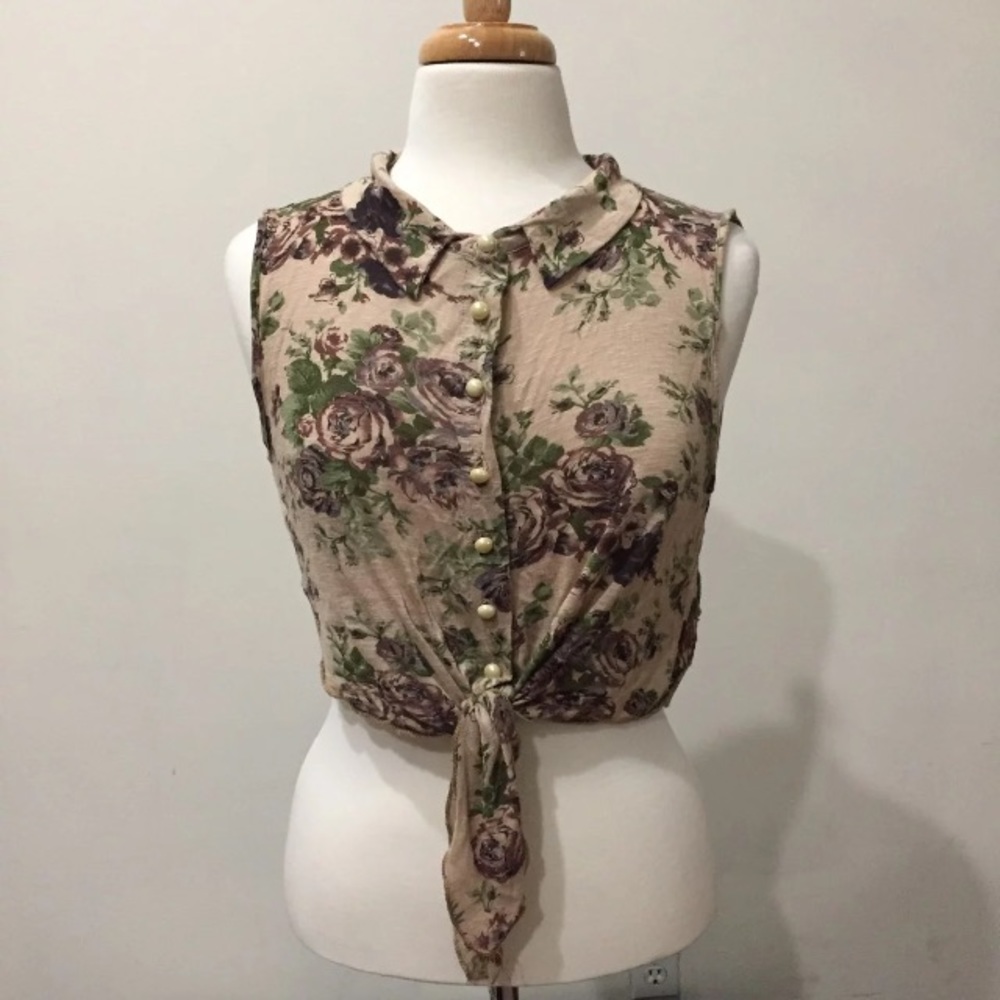 Floral Crop Top